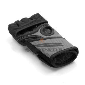 ถุงมือหนัง MMA แบบครึ่งนิ้ว8ออนซ์ปรับแต่งได้สไตล์ใหม่ล่าสุดสำหรับการฝึกซ้อมพร้อมโลโก้ของคุณเอง - Product Image 2