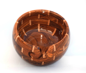 Cuenco de hilo de palisandro hecho a mano, organizador de ganchillo para tejer, cuenco de hilo, regalo de Navidad funcional - Product Image 4