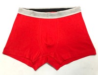 Boxers basiques pour hommes, avec logo personnalisé, avec ceinture élastique et pochette de renflement, fourniture directe de l'usine, de grande taille