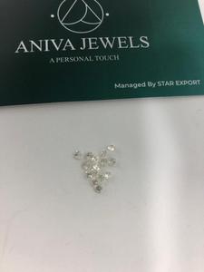 Natural EFGH Color VV VS Diamante de corte brillante redondo Tamaño de mezcla suelta Diamante Estrella Melle Eleven Diamante suelto para hacer joyas - Product Image 5