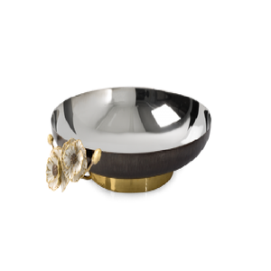 Catering en casa usado tazón de servidor de fruta profunda hecho a mano decorativo forma redonda tazón de latón fruta tazón de servir dorado - Product Image 3