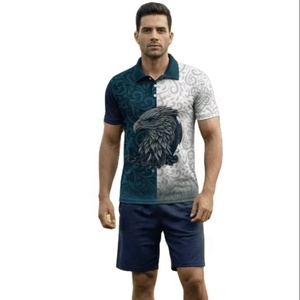 เสื้อยืดผู้ชายผ้าสแปนเด็กซ์/คอตตอน แห้งเร็ว ทรงพอดีตัว รับสกรีนโลโก้แบบซับลิเมชั่น  แบบยูนิเซ็กซ์ พร้อมปรับแต่งได้ - Product Image 1