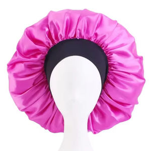 Meilleure vente personnalisé imprimé Satin soyeux Bonnet 2025 dernière conception couverture de cheveux casquette femmes Bonnets à bas prix - Product Image 6