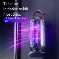 Lampe anti-moustiques électrique à détection de lumière, piège à insectes UV mural, veilleuse à faible rayonnement pour chambre et extérieur