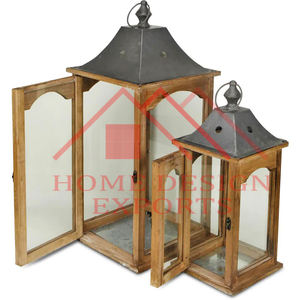 Hot Selling Wooden Candle <b>Lantern</b> for Home Indoor and Outdoor Candle <b>Lantern</b> - Product Image 3