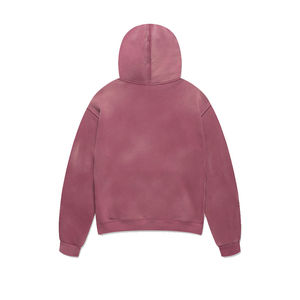 Sudadera con capucha de manga larga Sun Fade para hombre, jersey de colores sólidos, sudaderas con capucha térmicas Sun Fade para hombre, servicio OEM personalizado - Product Image 2
