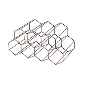 Estante metálico de alta calidad con acabado de bronce, estantes de exhibición para refrescos, gran calidad - Product Image 1