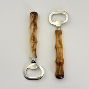 Ouvre-bouteilles de vin et de bière en acier inoxydable avec poignée en résine de haute qualité, ouvre-bouteilles magnétiques pour la maison, le bar et le restaurant - Product Image 2