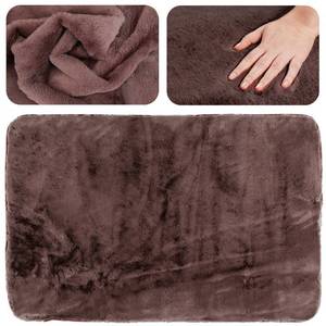Alfombra de Piel Sintética de Nogal Moonbeam, Alfombra Suave Antideslizante de 60x50 cm - Product Image 6