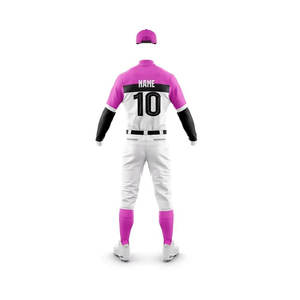 Jersey de béisbol personalizado para hombre, diseño de cuello redondo de secado rápido con estampado de sublimación, de talla grande, transpirable y cómodo - Product Image 5