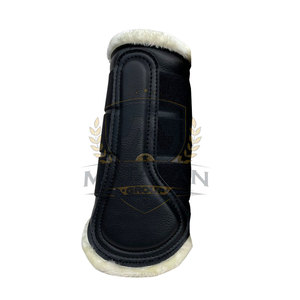 Botas de equitación medicinales, material flexible, forro cómodo, cierre seguro, diseño suave, botas medicinales para caballos - Product Image 3