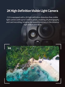 Skydroid C13 Gimbal thông minh AI theo dõi độ phân giải cao hình ảnh nhiệt ba trục ổn định máy ảnh ba quang - Product Image 5