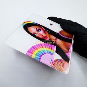 Paleta de acrílico profesional para extensiones de pestañas, soporte para pestañas, herramientas para artistas de pestañas, suministros para salón de belleza - Product Image 3