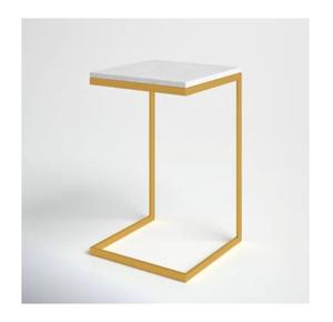 Mesa Auxiliar de Metal Ecológica de Diseño Moderno para Sala de Estar, Mesa Auxiliar de Hierro Hecha a Mano de Alta Calidad para Hotel, Cafetería, Lujo - Product Image 3