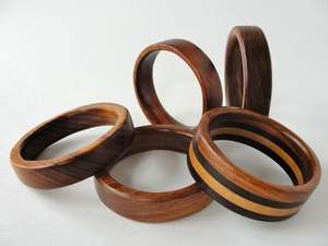 Colección de Brazaletes de Madera Hechos a Mano, Impermeables, Joyería Tradicional Étnica para Mujer, Colores Personalizados para Boutique - Product Image 2