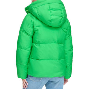 Chaqueta de Invierno Acolchada de Buena Calidad para Mujer, Cálida, con Capucha, Transpirable, con Relleno de Algodón, Cuello Alto, Corte Ajustado - Product Image 2