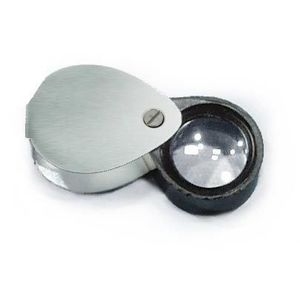 10x Handheld Jewelers Loupe Magnifier with 20mm Glass Lens - Product Image 1