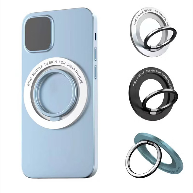 2025 Upgraded Magnetic Phone Ring Holder for MagSafe, Magnet Cell Phone Grip Stand Finger Ring Kickstand