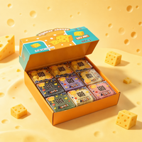 Jouet anti-stress souple en forme de fromage, jouet de décompression de bureau en TPR souple, cadeau pour adolescents et adultes
