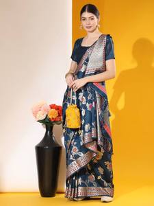 Nouveau pur Tussar soie jamdani tissage Saree en soie douce pour une utilisation festive et de fête pour la vente à l'exportation - Product Image 3