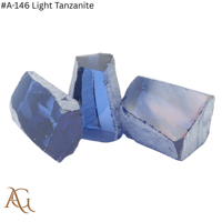 Nano Lab Grown Rough # Une pierre précieuse de couleur bleu violet Tanzanite de 146 carats, taillée, synthétique, simulée, créée en laboratoire, Nanosital