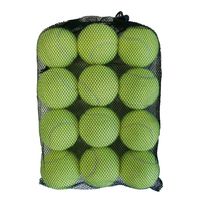 Balle de tennis promotionnelle de pelouse en caoutchouc pour la formation et le matériel de laine de sport pour le divertissement