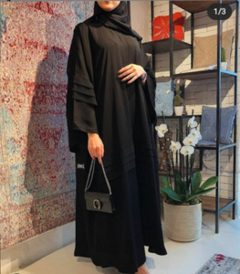 2022 Dubai Abaya Beautiful Black Moroccan Design <b>Kaftan</b> for <b>Women</b> Handmade Traditional Muslim Caftan Dress - Product Image 1