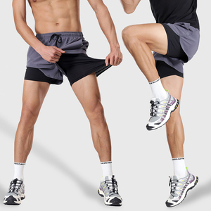 Pantalones Cortos de Compresión para Hombre Hechos con Material de Spandex y Poliéster, Ropa Deportiva para Gimnasio y Entrenamiento - Product Image 2
