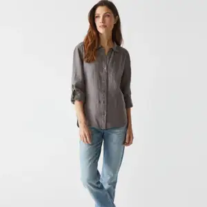 Freizeittenstil Denim-Button-Down-Hemd für Damen  stilvoll und langlebig, ideal für den täglichen Gebrauch, erhältlich in klassischem Blau und dunklem Modell