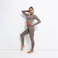 Leggings élégants pour femme, taille XL, respirants, à séchage rapide, haute performance, avec logo personnalisé, couleur unie, grande taille, 2 pièces