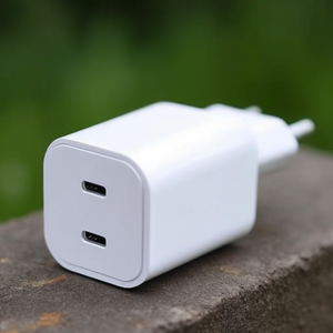 อะแดปเตอร์ GaN USB-C แบบสองพอร์ต 65W สีขาว รุ่น MA GAN652 EU - Product Image 3