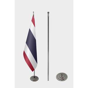 Customizable Indoor Hand <b>Flag</b> 3x5ft Aluminum <b>Pole</b> Nylon Polyester Plastic Vinyl Silk Digital Printing Custom Thailand Official - Product Image 2
