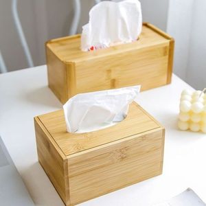 Vietnam bambú caja de pañuelos de madera papel artesanía material de bambú utensilios de cocina rústico hogar ecológico 2024 - Product Image 4