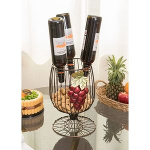 Casier à vin géométrique moderne avec revêtement en poudre Finition Porte-bouteille de vin Support de casier à vin Outils de barre en métal de l'Inde - Product Image 2