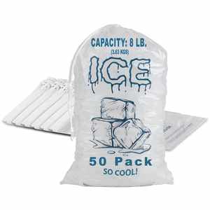 Bolsas de hielo de plástico de calidad alimentaria con impresión de logotipo personalizado de alta calidad con cierre de cordón de Vietnam - Product Image 1