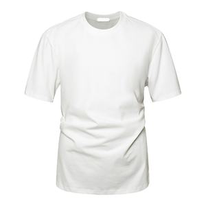 เสื้อยืดผ้าฝ้ายแบบสั่งทำสำหรับผู้ชายนี้ ผลิตในประเทศปากีสถานโดยโรงงาน OEM สำหรับการจัดหาเสื้อผ้าจำนวนมากและการค้าระหว่างประเทศ - Product Image 1