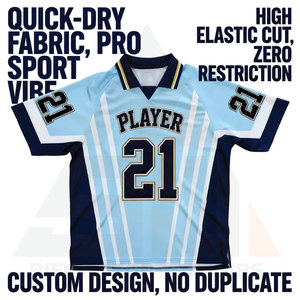 Camisetas de Fútbol Personalizadas para Adultos, Servicio OEM, Diseño Corto Transpirable de Secado Rápido para Verano, Diseña Tu Logotipo, Número, Color, Impresión Digital - Product Image 4