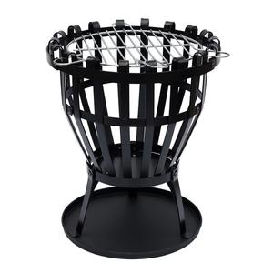 เตาผิงทรงสี่เหลี่ยมสีดำสไตล์โมเดิร์นสำหรับพื้นที่นั่งเล่นกลางแจ้ง แข็งแรงทนทาน เหมาะสำหรับความบันเทิงในสวนหลังบ้านหรือเพลิดเพลินกับพื้นที่ส่วนตัวของคุณ - Product Image 2