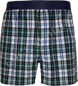 Paquete Múltiple de 5 Calzoncillos Boxer Casuales para Hombre, de Poliéster y Elastano, Estilo Shorts, Azul, Corte Holgado - Product Image 2