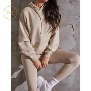 Proveedor Listo para Entrega: Sudadera Larga de Felpa para Mujer, Estilo Holgado, Ropa Urbana, Logotipo Frontal, Tejido Suave, Transpirable y Cómodo - Product Image 4