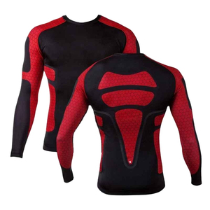 Fabricante de alta calidad Ropa al aire libre Rash Guard Camisetas Manga larga Cuello redondo Rash Guard para hombres OEM personalizado - Product Image 1