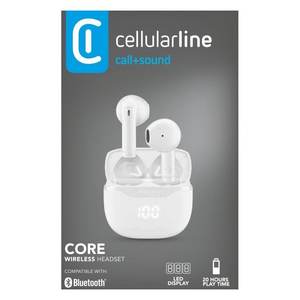 CORE TWS para auriculares Bluetooth con micrófono, color blanco, BTCORETWSW 0971268, auriculares sin cancelación de ruido - Product Image 2