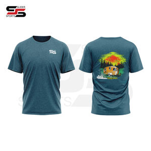 Alta calidad 100% algodón 300 GSM Unisex gimnasio camiseta de gran tamaño personalizado impreso Jersey estilo largo camiseta informal para hombre - Product Image 1