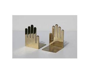Sujetalibros de metal negro elegante para estantes de sala de estar que agregan ambiente de lujo y mantienen los libros perfectamente alineados - Product Image 6