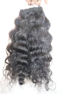 PRODUIT INDIEN 18 POUCES PAQUETS DE BOUCLES NATURELS À TRAME QUALITÉ SUPÉRIEURE LONGUE DURÉE - Product Image 4