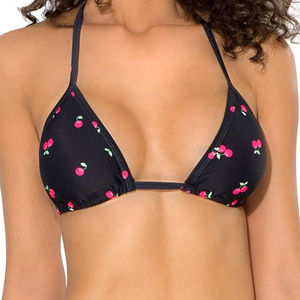 เซ็ตบิกินีบรา2ชิ้นสำหรับเด็กผู้หญิงชุดว่ายน้ำพิมพ์ลายพร้อมโลโก้ด้านหน้าประดับคริสตัลสำหรับชุดว่ายน้ำและว่ายน้ำ - Product Image 6