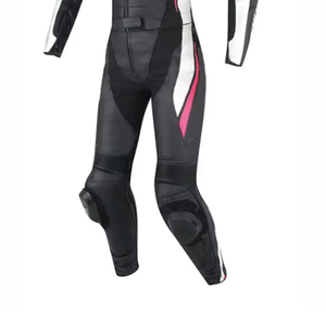 Alta calidad logotipo personalizado impresión diseño invierno talla grande transpirable a prueba de viento moto trajes de cuero para adultos dos piezas hombres - Product Image 3