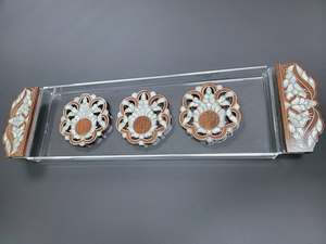 Custom Premium Acrylic Decorative Box with Handcrafted Mother of Pearl Lid Ideal for Arabic Style Home Decor and Wedding Gifting - Product Image 5