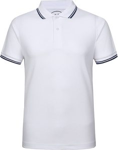 Golf de poliéster personalizado de alta calidad para Polo, camiseta de negocios bordada sólida, 100% algodón, punto de verano, directo de fábrica - Product Image 1