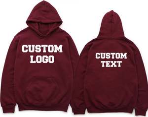 Sudadera con Capucha de Invierno con Cierre y Texto Personalizado, Texto y Foto Personalizados, Poliéster/Algodón - Product Image 2